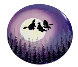 Glen Mills Kooky Witches Plate
