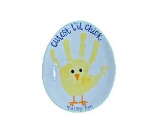 Glen Mills Little Chick Egg Plate