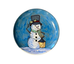 Glen Mills Rustic Glazed Snowman