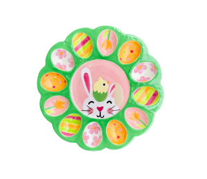 Glen Mills Easter Sherbet Egg Plate