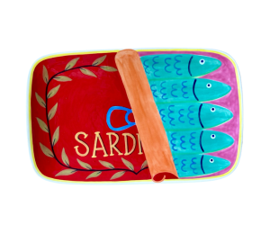 Glen Mills Sardines Dinner Plate
