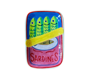 Glen Mills Open Sardines App Plate