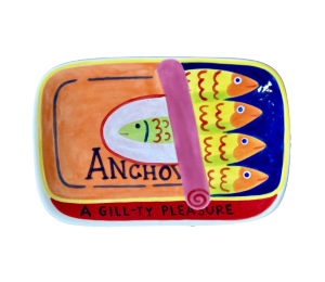 Glen Mills Anchovies App Plate