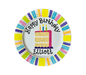 Glen Mills Birthday Cake Plate